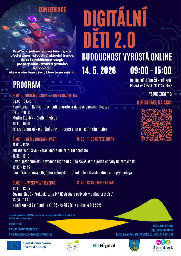Konference Digitální děti 2.0: Budoucnost vyrůstá online Konference Digitální děti 2.0: Budoucnost vyrůstá online