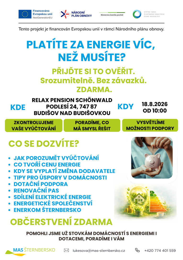 Budišov nad&nbsp;Budišovkou 18.&nbsp;8. 2026