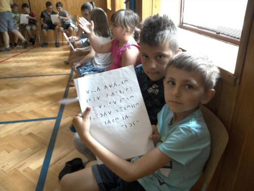 Workshop Příběh pana Tydýta pro školní kolektivy ZŠ a MŠ Huzová 21.6.2019