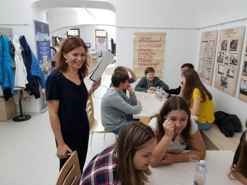 Workshop v rámci návštěvy Informačního centra ve Šternberku 27.9.2018 - 12.10.2018