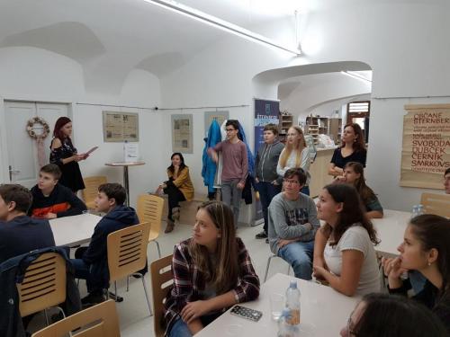 Workshop v rámci návštěvy Informačního centra ve Šternberku 27.9.2018 - 12.10.2018
